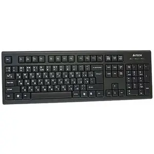 A4Tech KR-85, Volle Größe (100%), Kabelgebunden, USB, QWERTY, Schwarz