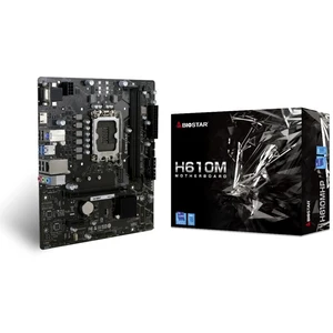 Biostar H610MHP, Intel, LGA 1700, Intel® Celeron®, Intel® Core  i3, In...