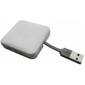 PNY Card Reader All in One (USB 2.0), Speicherkartenlesegerät, Weiss
