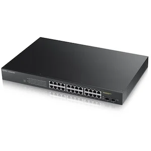Zyxel GS1900-24HP, Managed, Gigabit Ethernet (10/100/1000), 1U