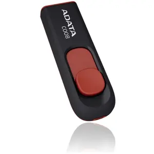 Adata USB 2.0 Stick C008 Black/Red 16GB (16 GB, USB-A), USB Stick, Schwarz, Rot günstig