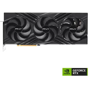 PNY GeForce RTX 4080 16 GB Verto Triple Fan Edition VCG408016TFXPB1 (16 GB, GDDR6X), Grafikkarte, Schwarz