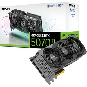 PNY GeForce RTX 5070 Ti, GeForce RTX 5070 Ti, 16 GB, GDDR7, 256 Bit, 7...
