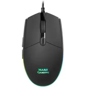 Mars Gaming MMG, rechts, Optisch, USB Typ-A, 3200 DPI, Schwarz