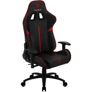 Thunder X3 Fauteuil compatible BC3 Air (Noir/Rouge), Gaming Stuhl, Rot, Schwarz
