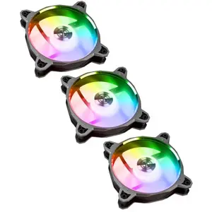Lian-Li BR120 Digital RGB PWM (120 mm, 3x), PC Lüfter, Schwarz