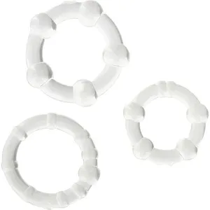 Seven Creations - Set aus drei transparenten Penisringen 1 ct günstig