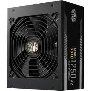 Cooler Master CooMas MWE GOLD 1250W 1250W ATX30 MPE-C501-AFCAG-3EU (1250 W), PC Netzteil, Schwarz