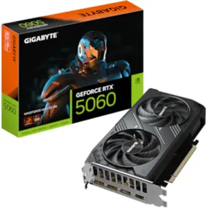GIGABYTE GeForce RTX 5060 Windforce MAX OC 8G - 8GB GDDR7, HDMI, 3x DP