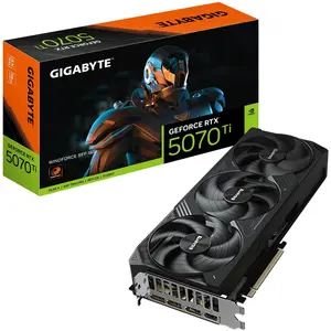 Gigabyte GeForce RTX 5070 Ti Windforce SFF (16 GB, GDDR7), Grafikkarte, Schwarz
