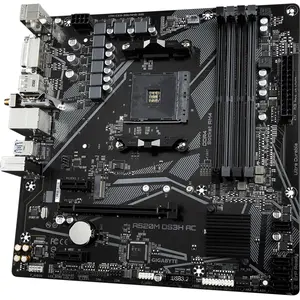 GIGABYTE A520M DS3H AC Mainboard - AMD Ryzen 5000 Serie CPUs, 5+3 Phasen VRM, bis zu 4733 MHz DDR5 (OC), 1xPCIe 3.0 M.2, GbE LAN, WIFI 5, USB 3.2 Gen 1, AMD, Sockel AM4, AMD Ryzen 3000 Series, AMD Ryzen Threadripper 3000 Series, AMD Ryzen Threadripper PRO 3000 WX-Series, Sockel AM4, DDR4-SDRAM, 128 GB günstig