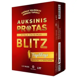 Board Game Auksinis Protas.Blitz Papild (2 - 4 Spieler)