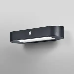 OSRAM LED-Sensor-Wandlampe ENDURA STYLE SOLAR OVAL 34 cm 830