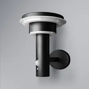OSRAM LED-Wandlampe ENDURA STYLE SOLAR DOUBLE CIRCLE schwarz