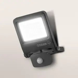 OSRAM Außenstrahler ENDURA FLOOD, grau, Sensor 30 W 840 IP44