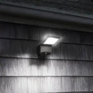 OSRAM LED-Außenstrahler DOUBLE 1-flg schwarz Sensor Batterie