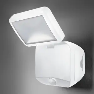 OSRAM LED-Außenwandstrahler DOUBLE, 1-flg., weiß, Batterie