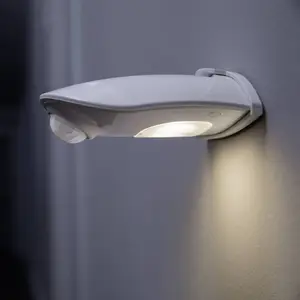 OSRAM LED-Außenwandlampe DOORLED DOWN silber Sensor Batterie