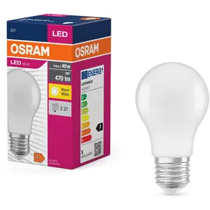 Osram LED Star Value Classic A40 LED-Lampe für E27-Fassung, Birnenform, FR, 470 günstig