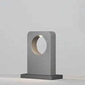 LED-Wegeleuchte BETONE, Höhe 49 cm, grau, Zement, IP65