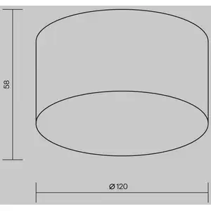 LED-Außendeckenleuchte Zon, schwarz, Ø 12 cm, 3.000 K Metall