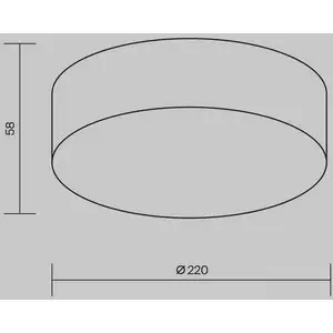 LED-Außendeckenleuchte Zon, weiß, Ø 22 cm, 3.000 K, Metall
