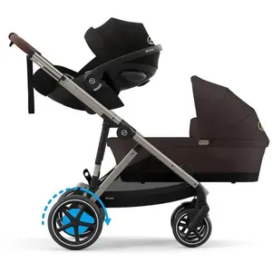 CYBEX e-Gazelle S, Betthimmel, Traditioneller Kinderwagen, Unisex, Fal... günstig