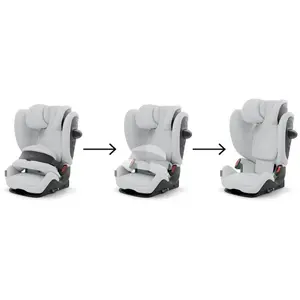 Cybex Pallas G3 Kindersitz (15 Monate - 12 Jahre), Farbe:Fog Grey