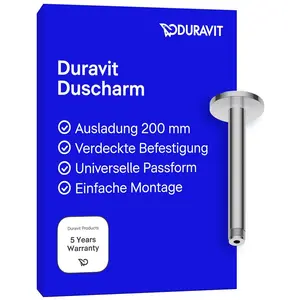 DURAVIT UV0670025010 Brausearm Decke 200mm chrom günstig