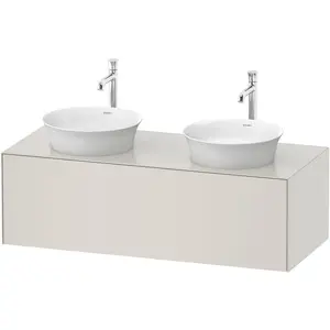 Duravit, Waschbeckenunterschrank, White Tulip, Waschtischunterbau wandhängend, Breite 1300 x Tiefe 550mm, mit 1x Auszug, mit (130 x 55 x 40.80 cm) günstig