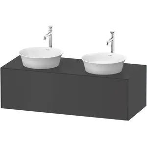 Duravit, Waschbeckenunterschrank, White Tulip, Waschtischunterbau wandhängend, Breite 1300 x Tiefe 550mm, mit 1x Auszug, mit (130 x 55 x 136 cm) günstig