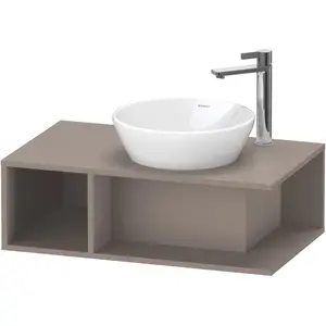 Duravit, Waschbeckenunterschrank, Waschtischunterbau D-NEO Compact 1 offenes Fach 260x800x480mm basalt matt (80 x 48 x 26 cm) günstig