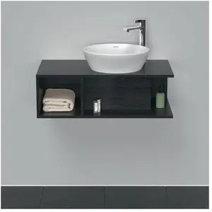 Duravit, Waschbeckenunterschrank, Waschtischunterbau D-NEO Compact 1 of Fach 260x800x480mm eiche schwarz (80 x 48 x 26 cm) günstig