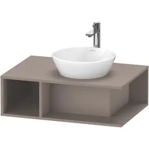 Duravit, Waschbeckenunterschrank, Waschtischunterbau D-NEO 1 offenes Fach 260x800x550mm basalt matt (80 x 55 x 26 cm) günstig