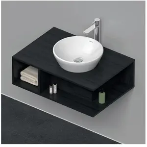 Duravit, Waschbeckenunterschrank, Waschtischunterbau D-NEO 1 of Fach 260x800x550mm eiche schwarz (80 x 55 x 26 cm) günstig