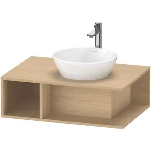 Duravit, Waschbeckenunterschrank, Waschtischunterbau D-NEO 1 offenes Fach 260x800x550mm eiche natur (80 x 55 x 26 cm) günstig