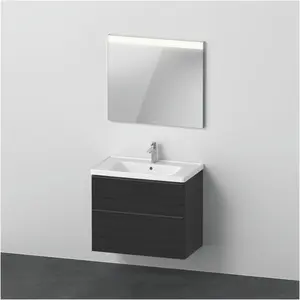 Duravit, Badmöbelset, D-Neo Möbel-Set, Möbelwaschtisch mit Waschtischunterschrank wandhängend und LED Spiegel, 800x2000 günstig