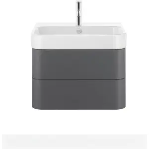 Duravit, Waschbeckenunterschrank, Happy D.2 Plus bâti-support pour lavabo suspendu, 625x490mm, 2 tiroirs, HP4386080800000 (62 x 55 x 70 cm) günstig