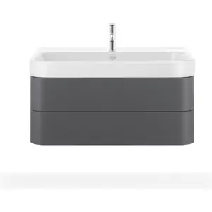 Duravit, Waschbeckenunterschrank, Happy D.2 Plus bâti-support pour lavabo suspendu, 975x490mm, 2 tiroirs, HP4388080800000 (66.40 x 42.40 x 85 cm) günstig