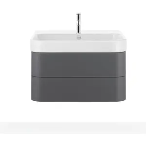 Duravit, Waschbeckenunterschrank, Happy D.2 Plus bâti-support pour lavabo suspendu, 775x490mm, 2 tiroirs, HP4387080800000 (66.40 x 42.40 x 85 cm) günstig