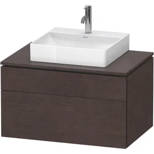 Duravit, Waschbeckenunterschrank, L-Cube Meuble sous-lavabo en console suspendu, avec plan de toilette en console, 2 tiroirs (82 x 55 x 48.20 cm) günstig