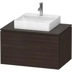 Duravit, Waschbeckenunterschrank, L-Cube Meuble sous-lavabo en console suspendu, avec plan de toilette en console, 2 tiroirs (82 x 55 x 48.20 cm) günstig