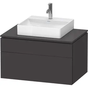 Duravit, Waschbeckenunterschrank, L-Cube Meuble sous-lavabo en console suspendu, avec plan de toilette en console, 2 tiroirs (82 x 55 x 48.20 cm) günstig