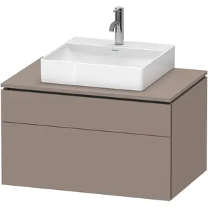 Duravit, Waschbeckenunterschrank, L-Cube Meuble sous-lavabo en console suspendu, avec plan de toilette en console, 2 tiroirs (82 x 55 x 48.20 cm) günstig