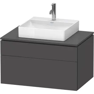 Duravit, Waschbeckenunterschrank, L-Cube Meuble sous-lavabo en console suspendu, avec plan de toilette en console, 2 tiroirs (82 x 55 x 48.20 cm) günstig