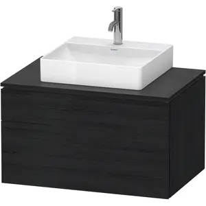 Duravit, Waschbeckenunterschrank, L-Cube Meuble sous-lavabo en console suspendu, avec plan de toilette en console, 2 tiroirs (82 x 55 x 48.20 cm) günstig