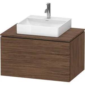 Duravit, Waschbeckenunterschrank, L-Cube Meuble sous-lavabo en console suspendu, avec plan de toilette en console, 2 tiroirs (82 x 55 x 48.20 cm) günstig