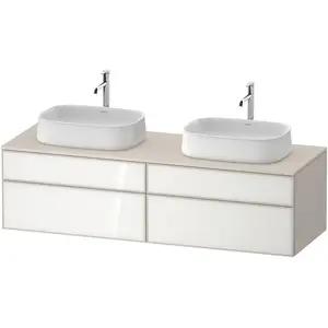 Duravit, Waschbeckenunterschrank, Zencha Konsolenwaschtischunterbau, 1600x550mm, 2 Auszüge, 2 Schubkästen, 2 Ausschnitte, ZE (61.50 x 55 x 165 cm) günstig