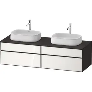 Duravit, Waschbeckenunterschrank, Zencha Konsolenwaschtischunterbau, 1600x550mm, 2 Auszüge, 2 Schubkästen, 2 Ausschnitte, ZE (160 x 55 x 61.50 cm) günstig