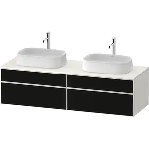 Duravit, Waschbeckenunterschrank, Zencha Konsolenwaschtischunterbau, 1600x550mm, 2 Auszüge, 2 Schubkästen, 2 Ausschnitte, ZE (61.50 x 55 x 165 cm) günstig